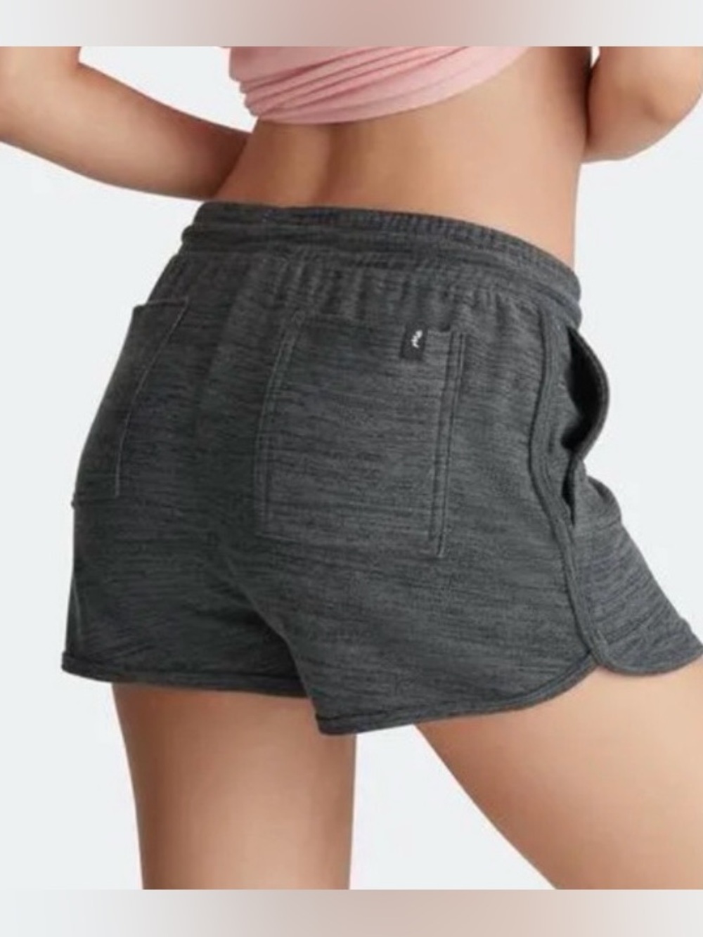 MeUndies Hacci Shorts Women’s Medium M Dark Heather Gray Lounge Sleep Pajama - Picture 10 of 11